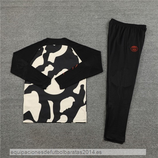 Nuevo Conjunto Completo Sudadera Entrenamiento Niños Paris Saint Germain 23/24 Amarillo Negro Naranja Baratas